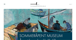Desktop Screenshot of lillehammerartmuseum.com