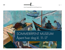 Tablet Screenshot of lillehammerartmuseum.com